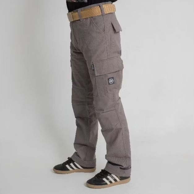 TROUBLEMAKER CARGO PANTS - DISASTER GREY - LONG CARGO - CELANA CARGO
