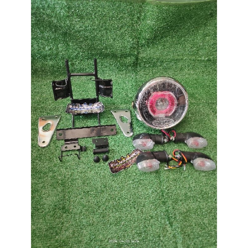 Lampu bulat RX king paket ganteng seperangkat lampu depan model RX king new peredam 2006-2009 tingga