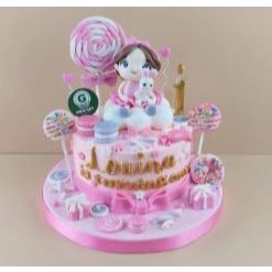 

CAKE TEMA LOLLIPOP UK 15CM / CAKE ULANG TAHUN