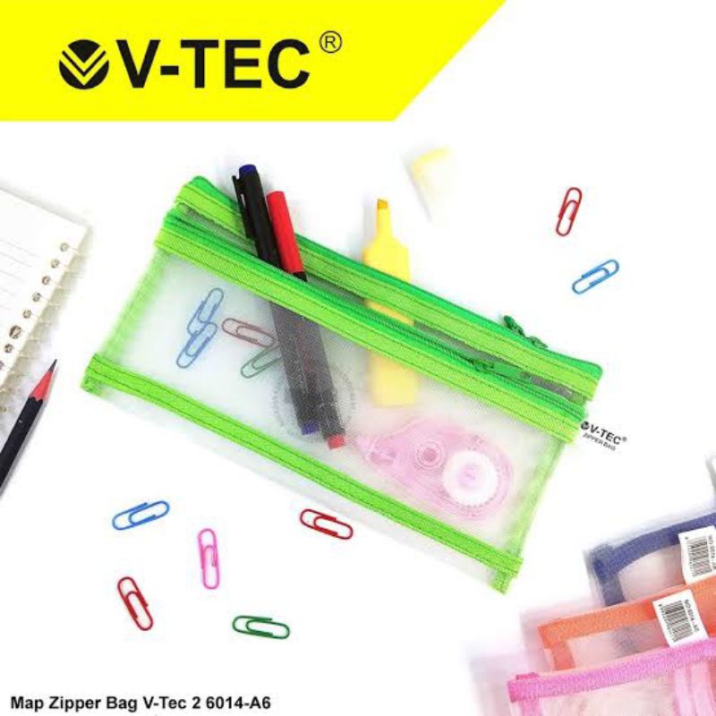 

Zipper Bag V-tec Jaring A6-6014