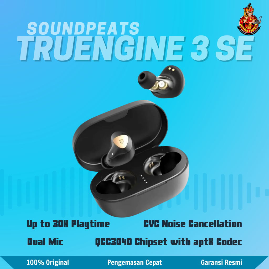 SoundPEATS Truengine 3 SE True Wireless In-Ear HiFi Original Earphone Soundpeats Truengine