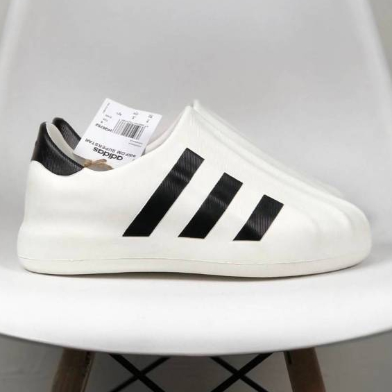 Sepatu Adidas AdiFOM Superstar White Black Putih Hitam AdiFoam Slip On Sneakers Pria Olahraga Sport 