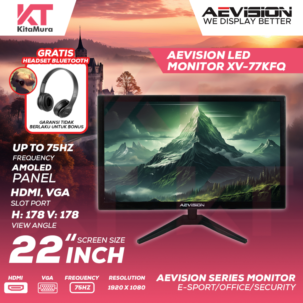 Monitor Aevision 22 Inch