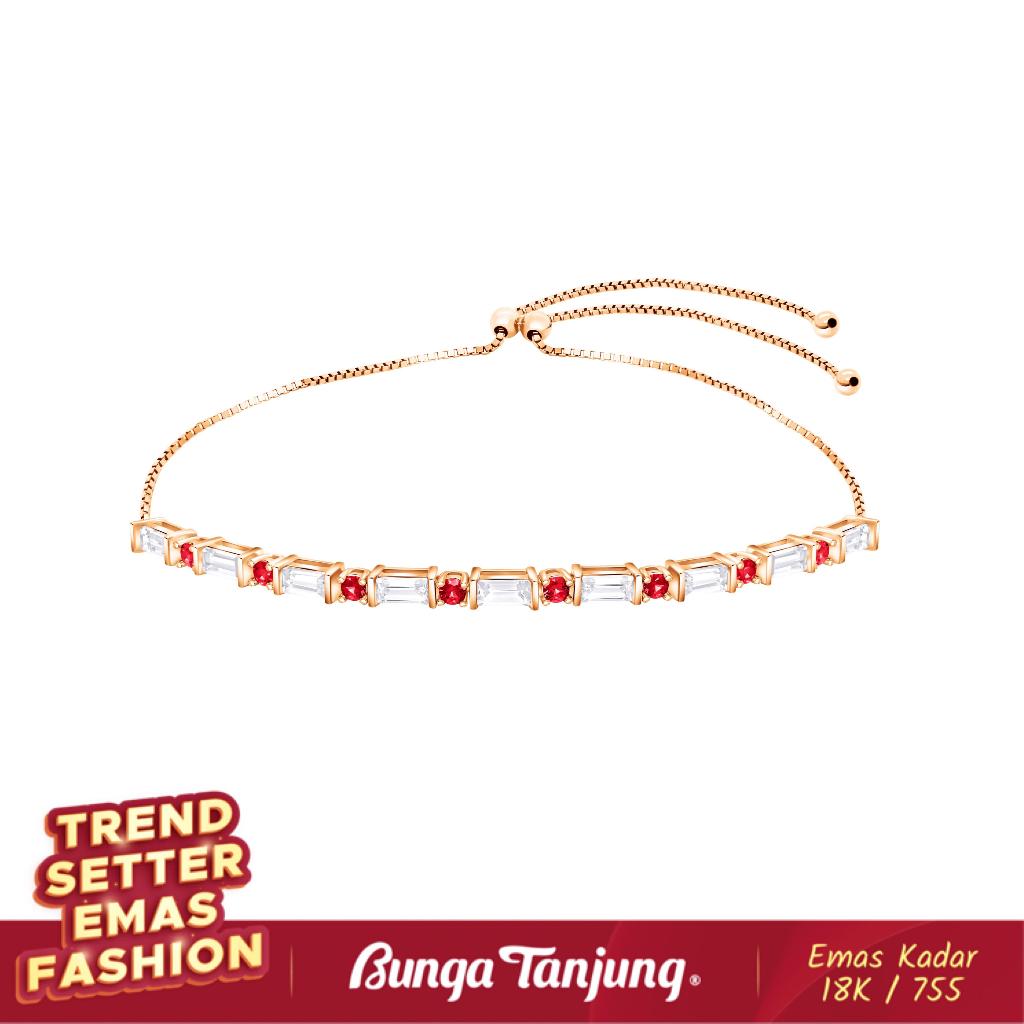 GELANG BAGUETTE RUBY SERIES - SDW GOLD - EMAS BUNGA TANJUNG GOLD