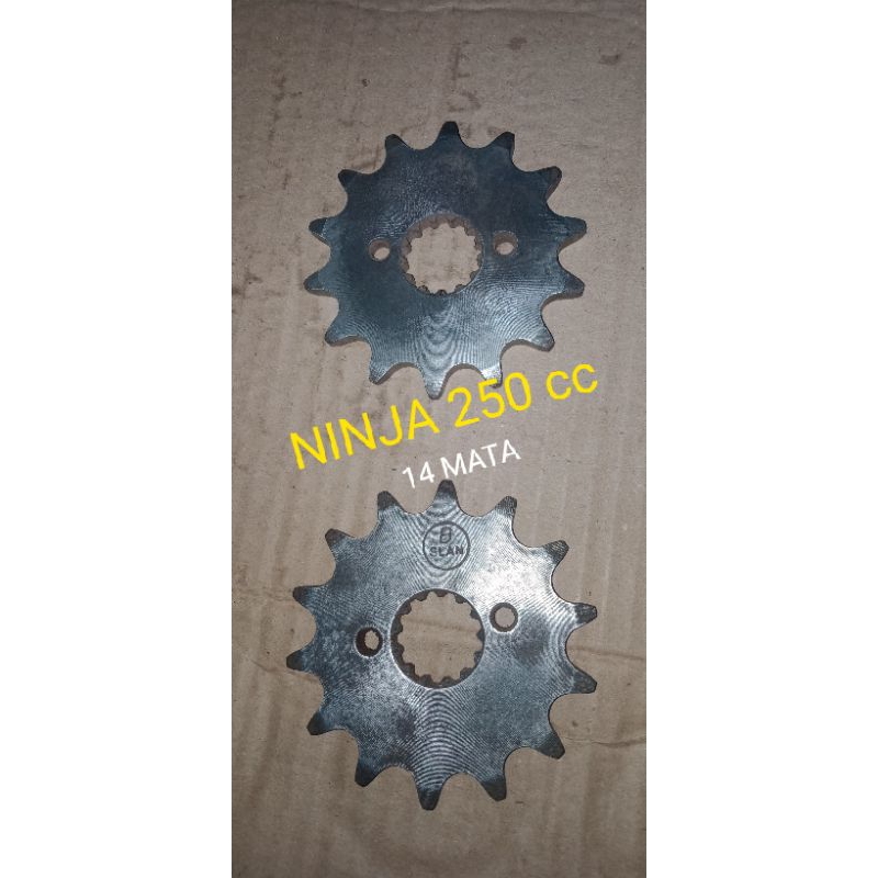 ger depan ninja 4 TAK. ukuran 520.gigi 14 mata.