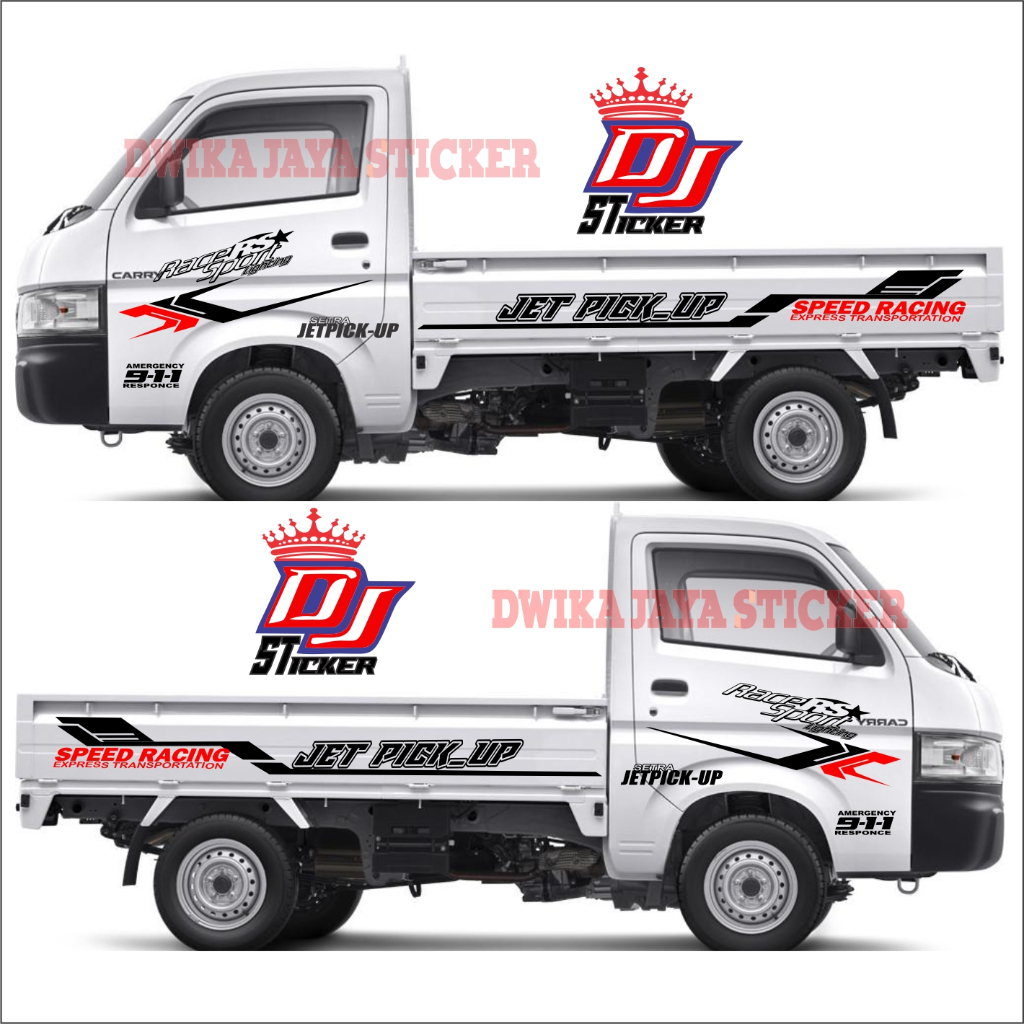 Stiker mobil pick up new carry stiker variasi body pick up new carry termurah
