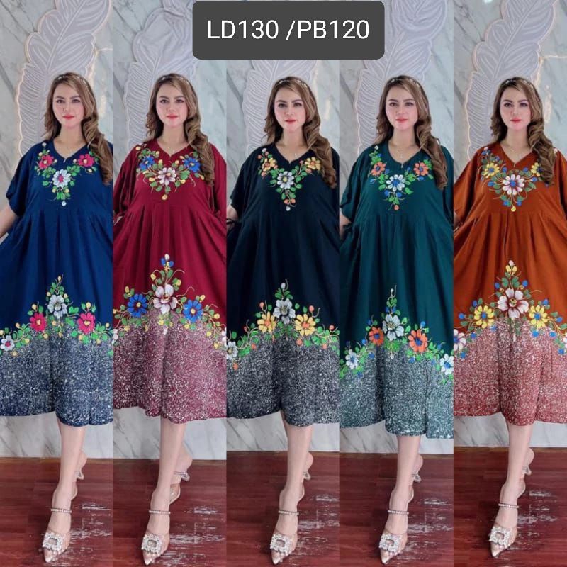 daster jumbo lukis/daster busui LD130/PB120