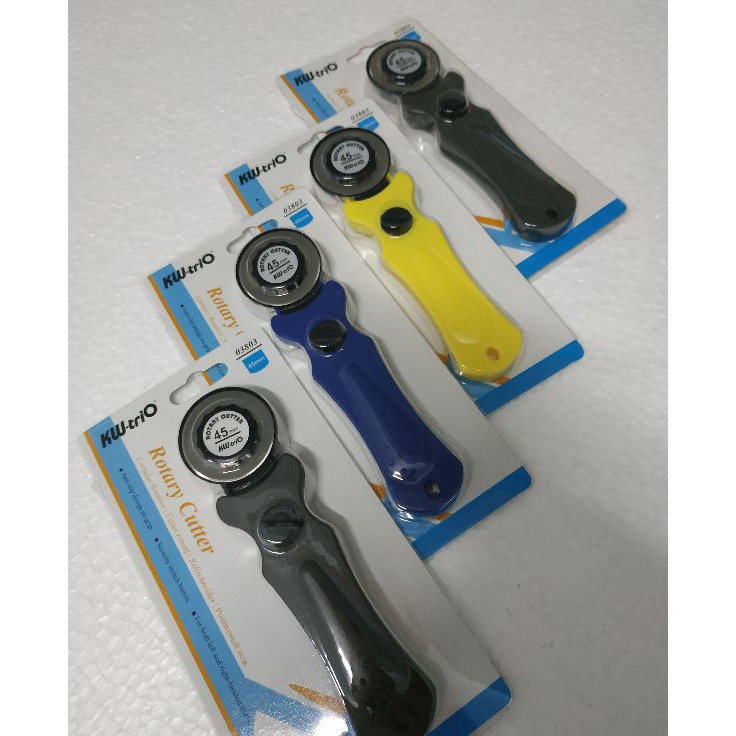 

ORIMade in Taiwan KWTRIO 383 Rotary Cutter 45mm buat cutting mat BISA AKRILIK