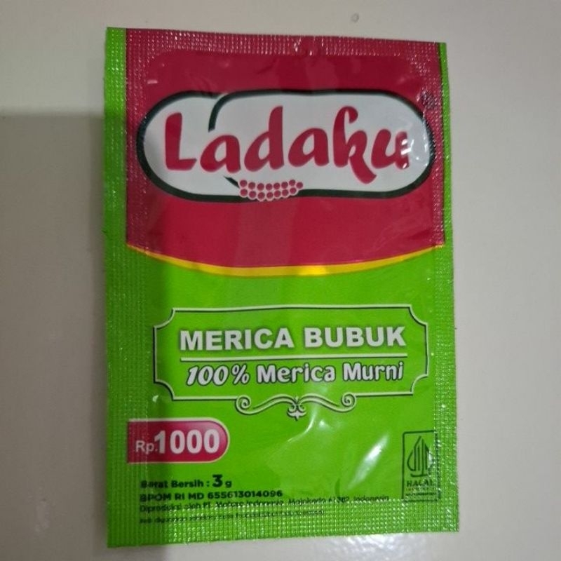 

LADAKU merica bubuk 3g [satuan] 100% merica murni