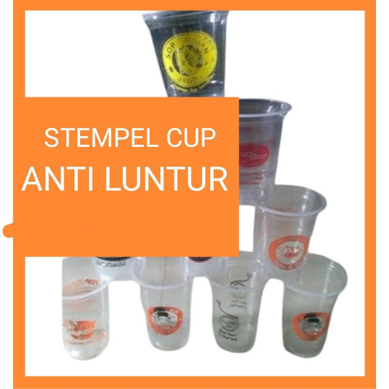 

Stempel sablon Flash Plastik cup/plastik opp /sendok,pirinng,sayuran,plastik klip box makanan Tinta Permanen Waterproof 001 #waterproof