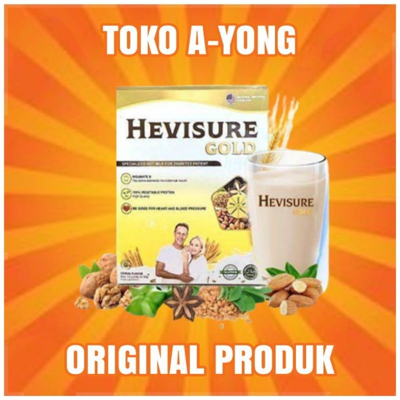 

HEVISURE GOLD MILK SUSU DIABETES DAN KENCING MANIS PANKREAS INSULIN ORIGINAL USA (PAKET 1 BOX)