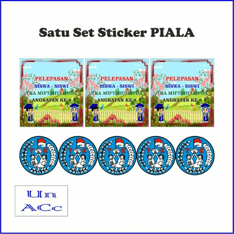 

STIKER PIALA LABEL PIALA STIKER TROPY LABEL KEJUARAAN