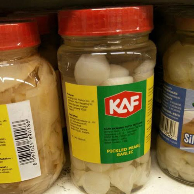 

KAF pickled pearl garlic 280gr | acar bawang tunggal