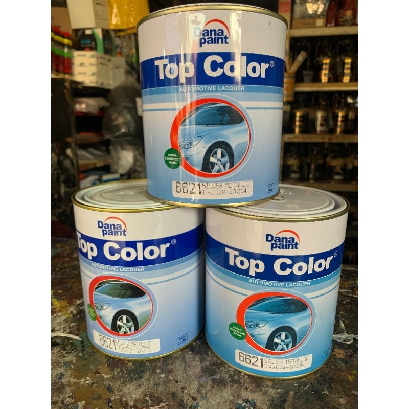 Top Color Silver Metalic 6621/Silver/ Metalic/Silver Halus/Duco /Cat Motor /Cat mobil