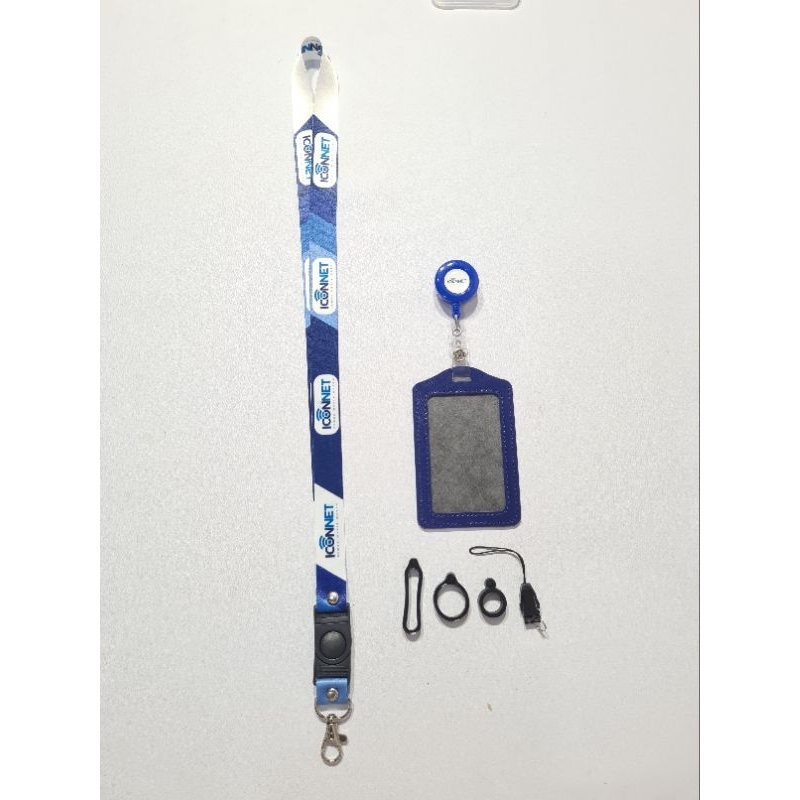 

BISA SATUAN Lanyard ICONNET PLN / icon net cetak 2 sisi ukuran 2cm Custom Satuan Murah