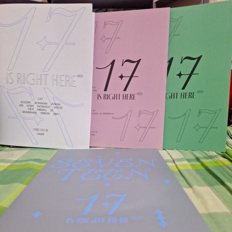 [READY]{BACA DESKRIPSI}Clearsale Seventeen Merch 17 right here (hear ver)&Your choice (one side ver)