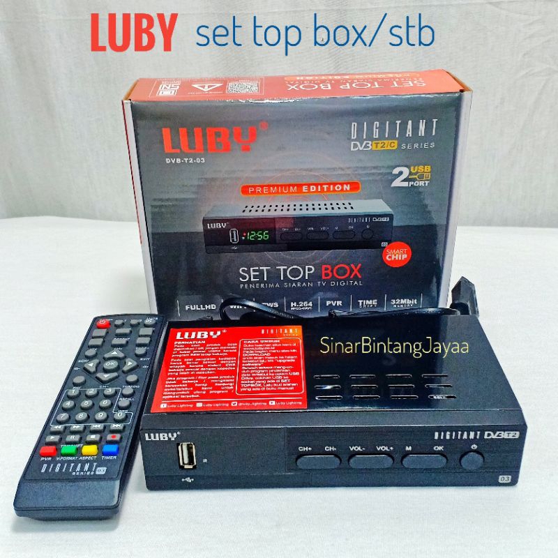 LUBY Set Top Box Tv Digital STB Digital Set Box Digital TV