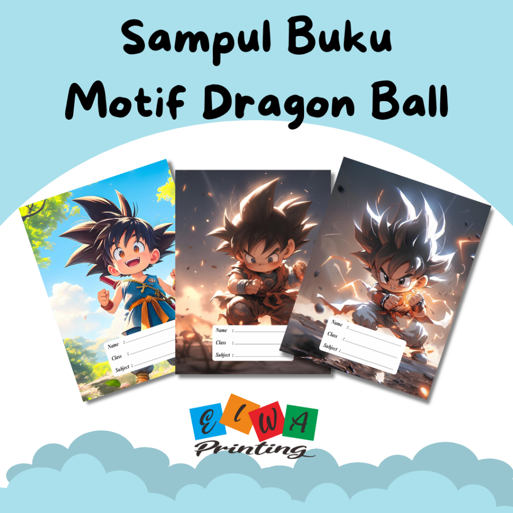 

(ISI 8 LEMBAR) SAMPUL BUKU TULIS SIDU CAMPUS BIGBOSS / SAMPUL BUKU MOTIF ESTETIK DRAGON BALL / Sampul Custom / SAMPUL BUKU AESTHETIC