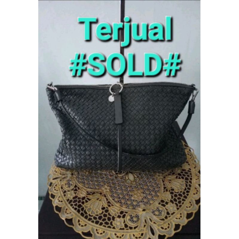 Anne klein, clucth dan  tote bag bahan kulit asli. model anyam.Sudah Terjual#SOLD#