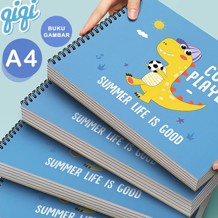 

Diskon Hari Ini Buku gambar anak Buku gambar polos A4 Drawing book Buku Gambar Qiqi Treasure