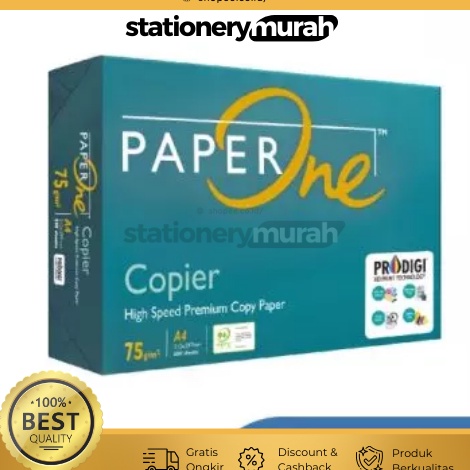 

Kejar Irit PaperOne Kertas Photocopy A4 75GSM