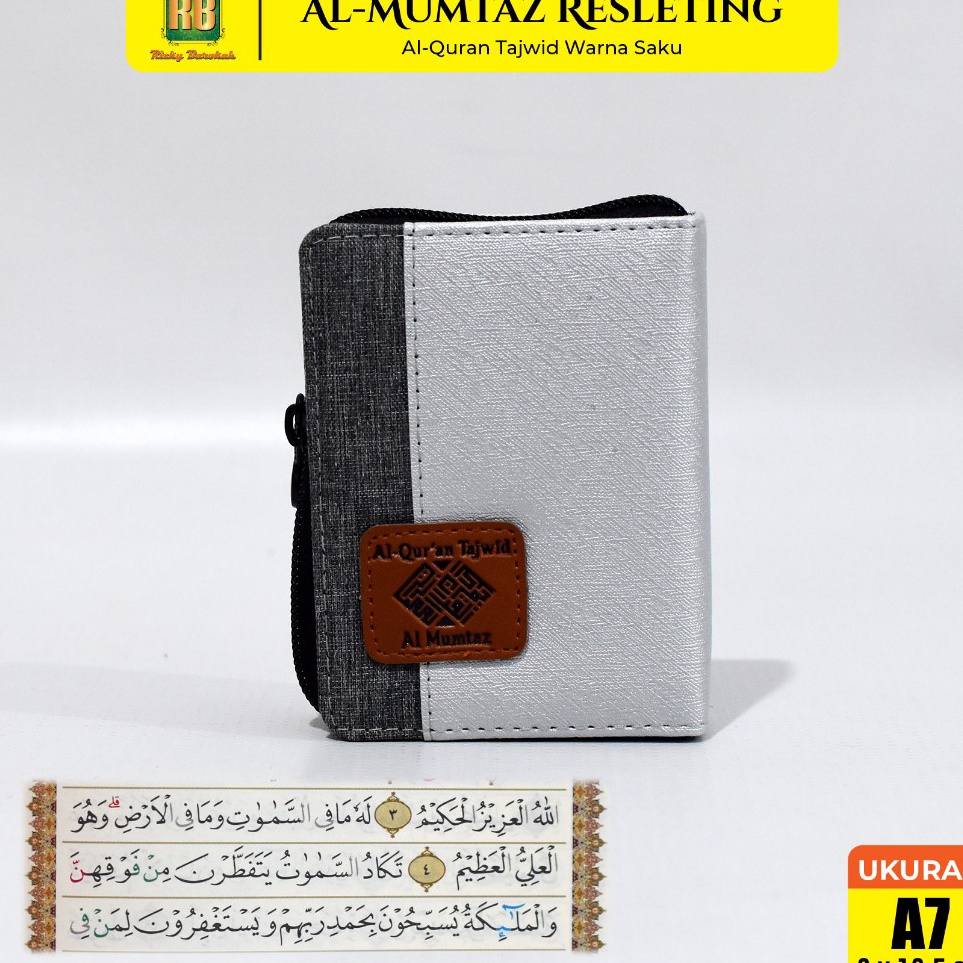 Terlaris  Alquran Kecil Tilawah AlMumtaz A7 Resleting Saku Non Terjemah Tajwid Warna Al Quran Tanpa 