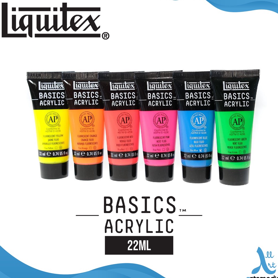 

Diskon sd 4 Cat Akrilik Liquitex Basics 22ml Acrylic Color Paint 12