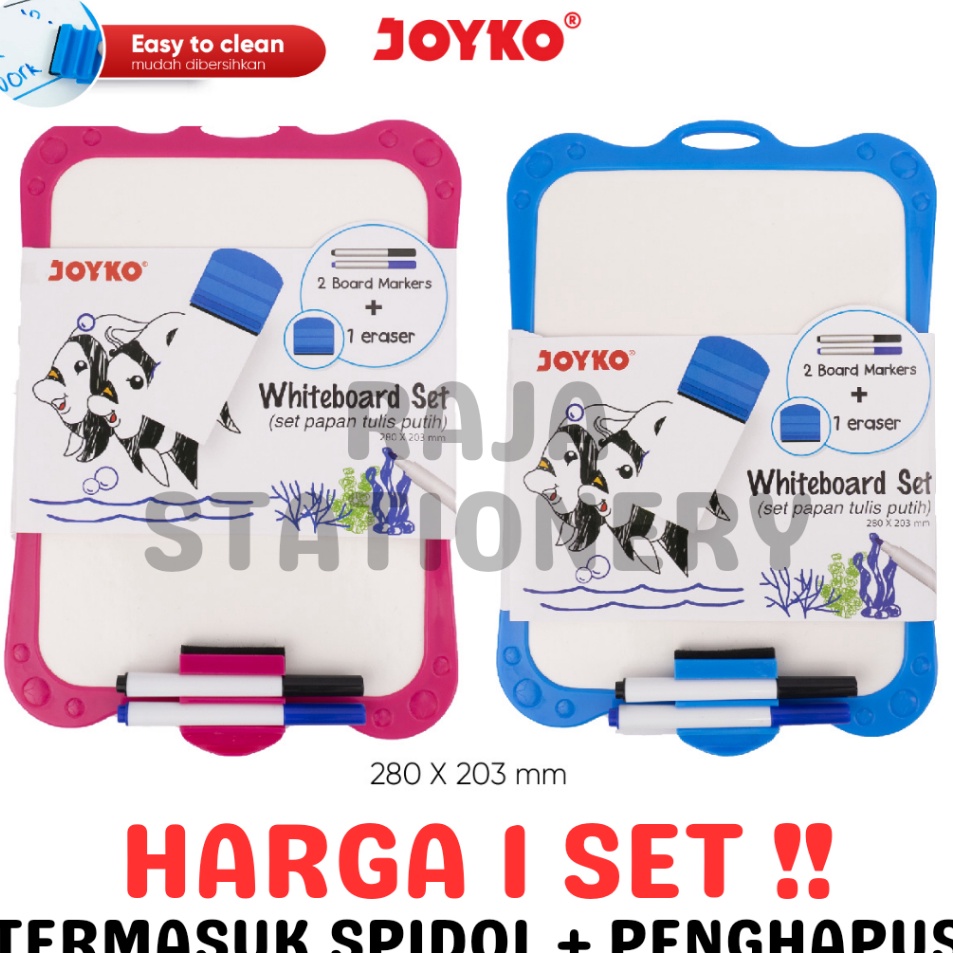 

Lebih Istimewa Joyko Whiteboard SET FREE SPIDOL PENGHAPUS Papan Tulis Putih Joyko WBS17CO