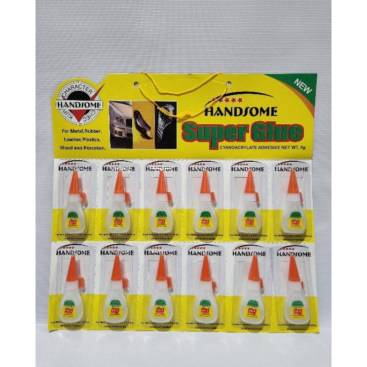 

Baru Hemat LEM SUPER GLUE HANDSOME BOTOL 12 PCS