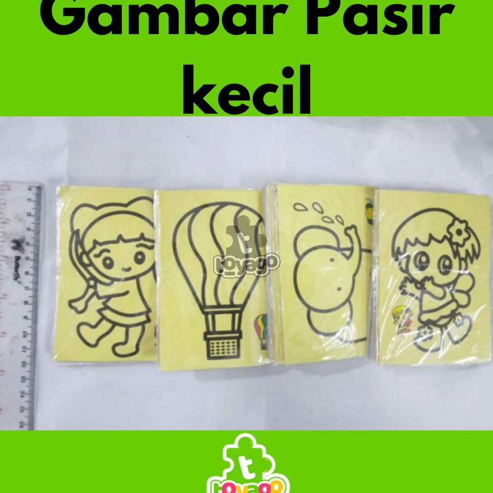 

Top Seller Mewarnai Gambar Pasir 2pcs Lukisan Kecil Kreatifitas Gambar pasir kecil toyago toys