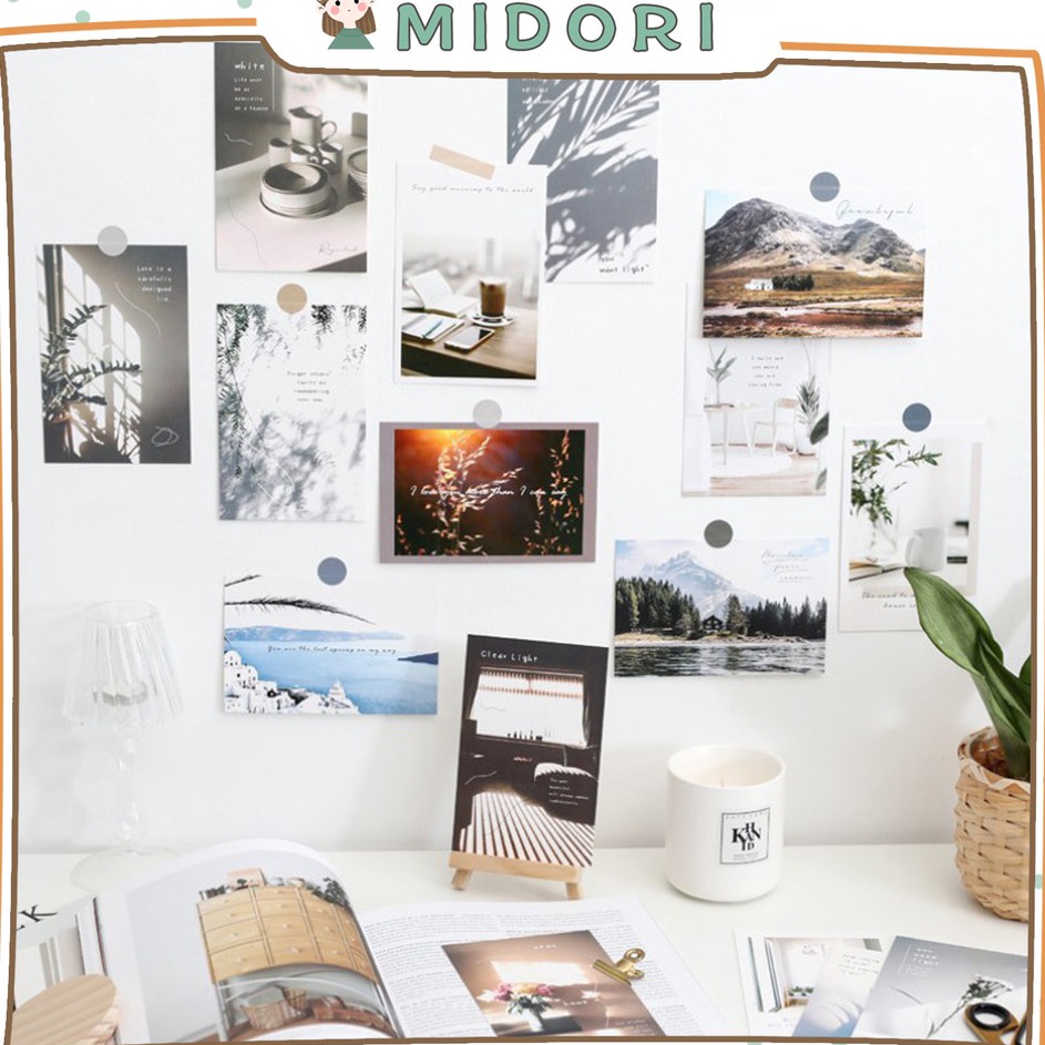 

Praktis MIDORI 15Pcs Scene Aesthetic Wall Deco B97