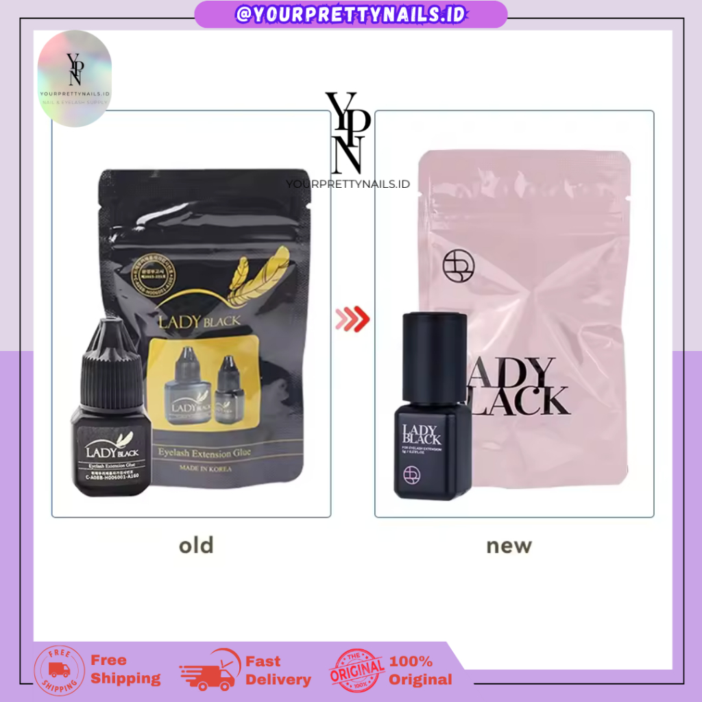 

ucl_gramari - lady black 5gr & 10gr original korea eyelash extension glue