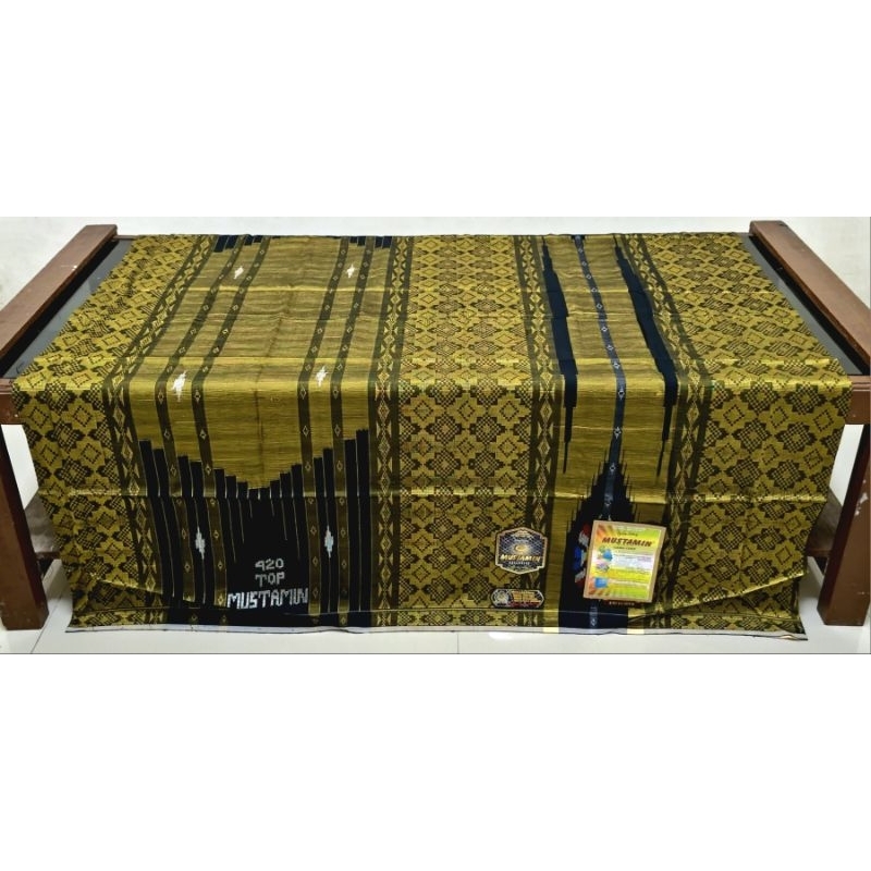 SARUNG TENUN SUTRA SAMARINDA TOP MUSTAMIN & MUSTAMIN 420 EXCLUSIVE LIMITED EDOTION FULL SUTRA SYINTE