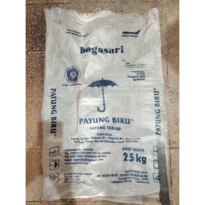 Karung Plastik Bekas 50x70 cm murah, bersih, setara karung beras 25kg