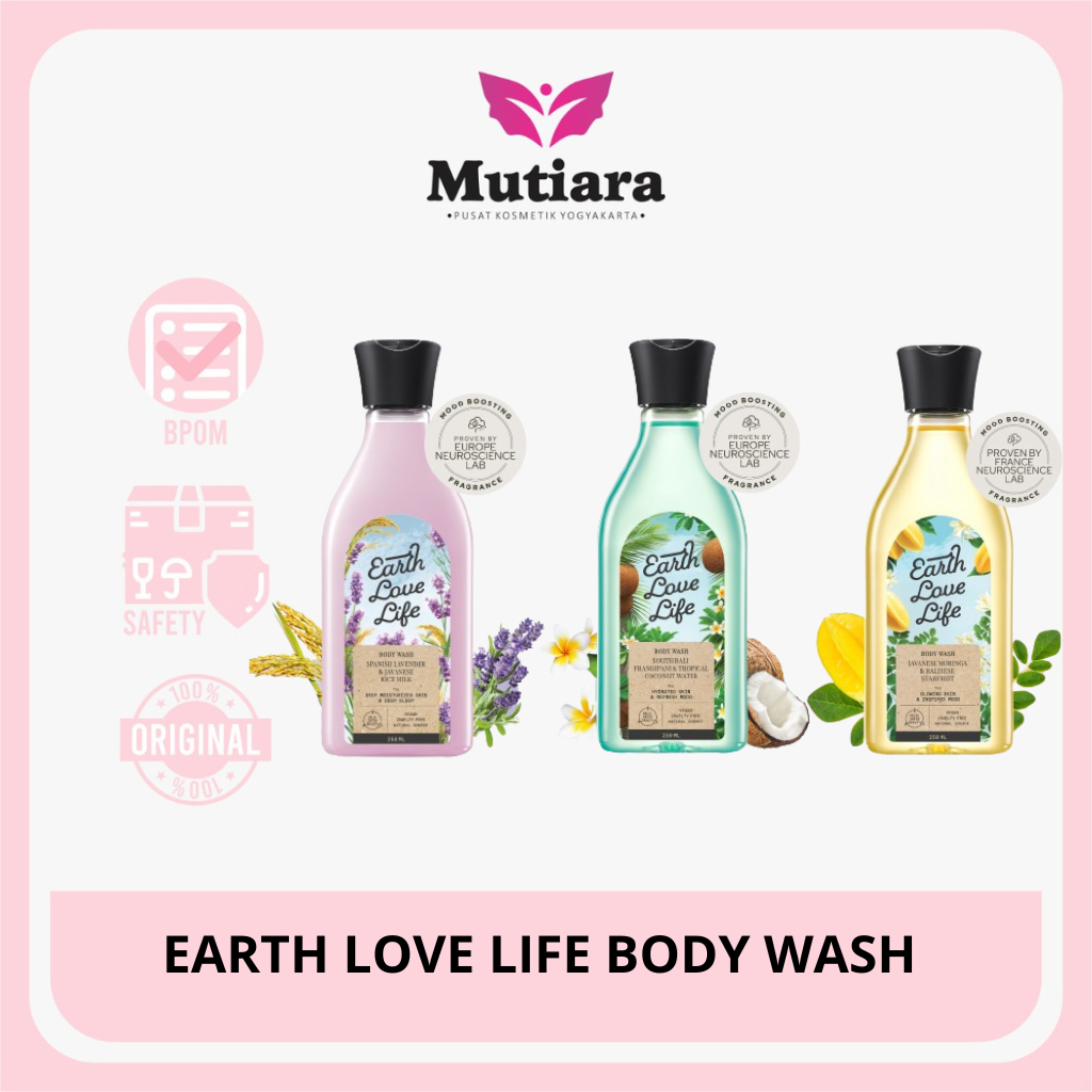 EARTH LOVE LIFE BODY WASH 250ML