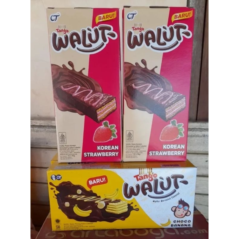 

[3 box] TANGO WALUT STRAWBERRY KOREA || BANANA