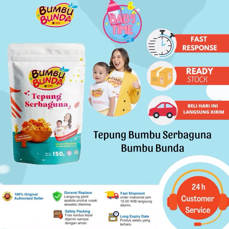 

Bumbu Bunda Elia BPOM Tepung Crispy Non MSG Non Pengawet / Tepung Bumbu Serbaguna Non MSG MPASI