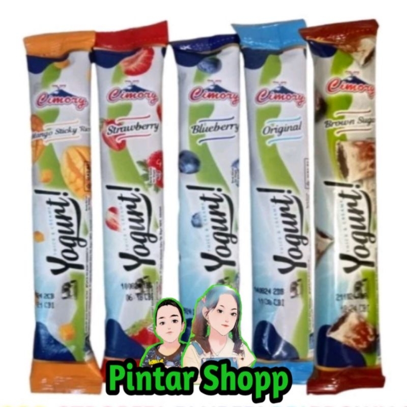 

Isi 20 Pcs Cimory Yogurt Stick Varian Rasa Blueberry Strawberry Mangga Brown Sugar Peach Dan
