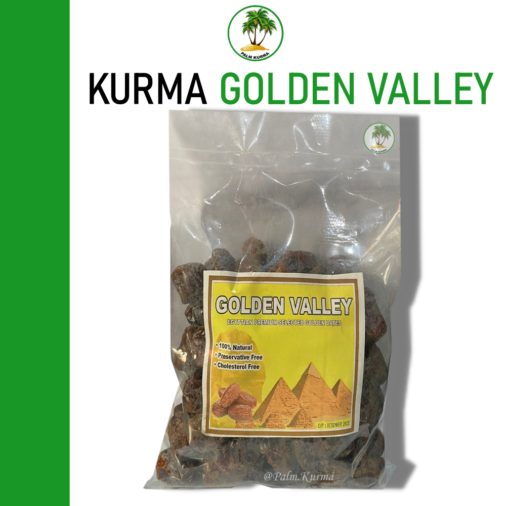 

Kurma Golden Valley [500gr]/Kurma Mesir Premium Quality [KEMASAN PLASTIK TEBAL]