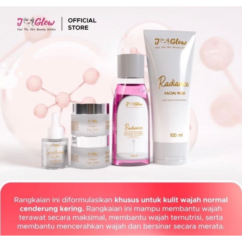 JGLOW PAKET SUPER WHITENING-radiance BPOM