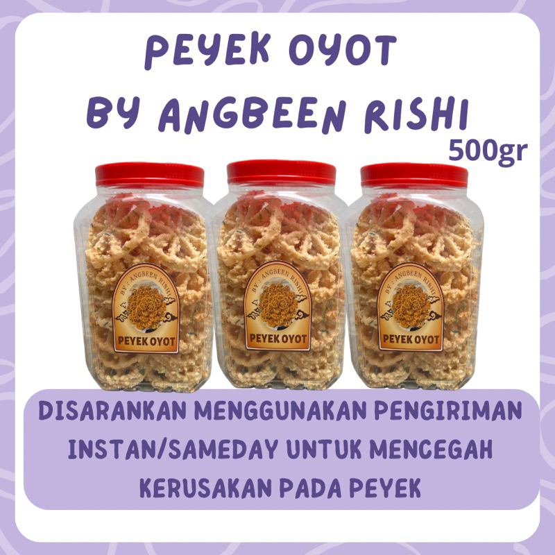 

PEYEK OYOT BY ANGBEEN RISHI DISARANKAN INSTAN/SAMEDAY