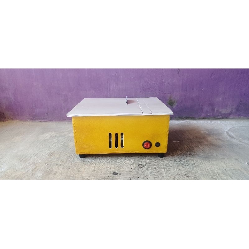 Mesin table saw rakitan bahan PVC 3 mm, kualitas bagus