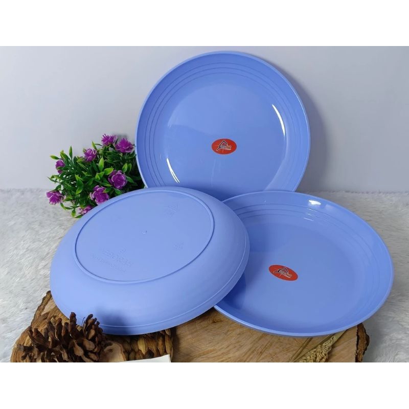 piring plastik tebal/piring bulat plastik