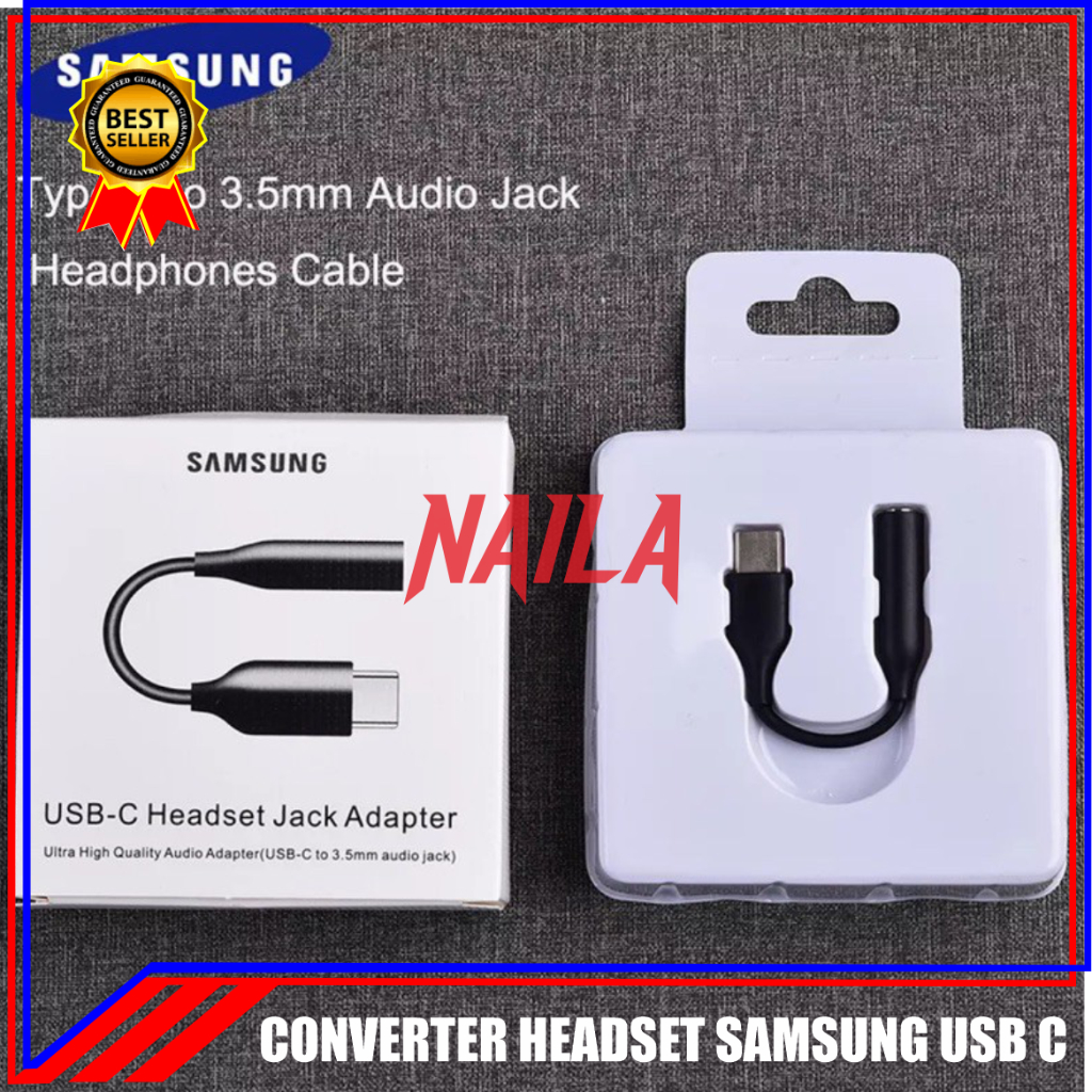 Converter Audio Type C Samsung USB C Headset Jack Adapter Converter Type C to 3.5 mm Audio Jack