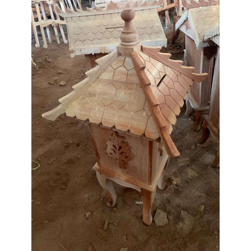 

kotak ampau / kotak pelaminan motif rumah MENTAH / jokklxs