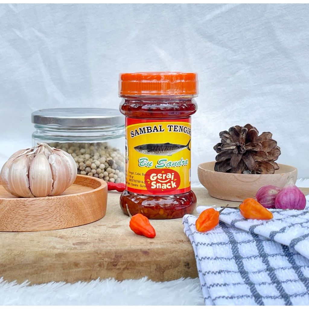 

Sambal Ikan Tengiri BU Sandra Oleh2 Khas Surabaya 150g