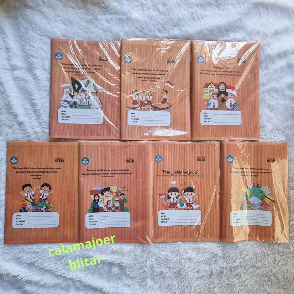 

Sampul Buku Coklat Kwarto / 1 Pack Sampul Buku Coklat isi 20 lembar / Sampul Buku Sekolah