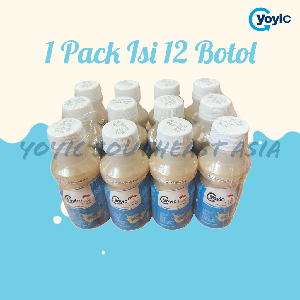 

YoyiC - Susu Probiotik - 1 Pack Isi 12 Botol - Ukuran 130 ml / Botol