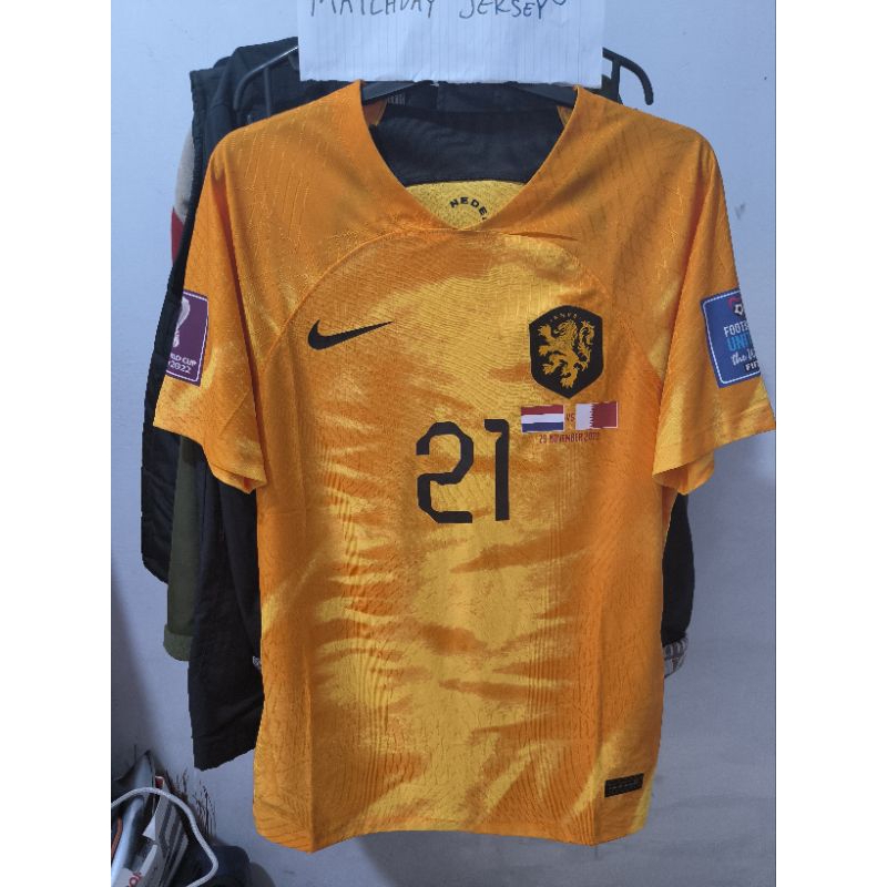 Jersey Homekit Player Issue Netherlands/Belanda WC 2022 Qatar