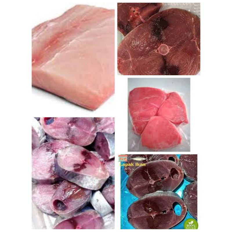 

Ikan potong tenggiri, tongkol, tuna, cucut fillet